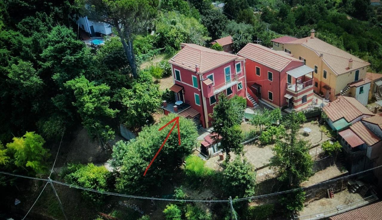 La Casa Rossa Arcola Con Vistaヴィラ エクステリア 写真