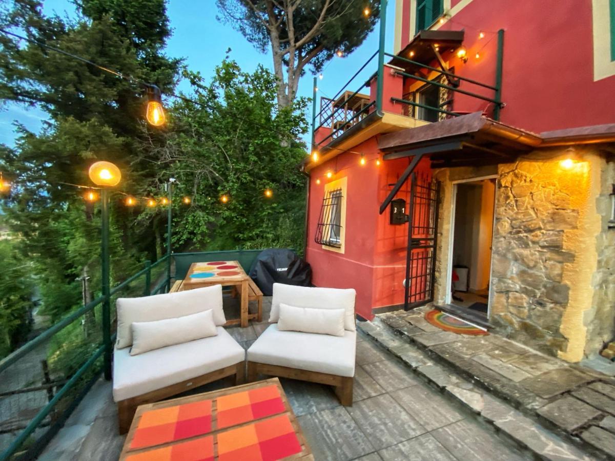 La Casa Rossa Arcola Con Vistaヴィラ エクステリア 写真