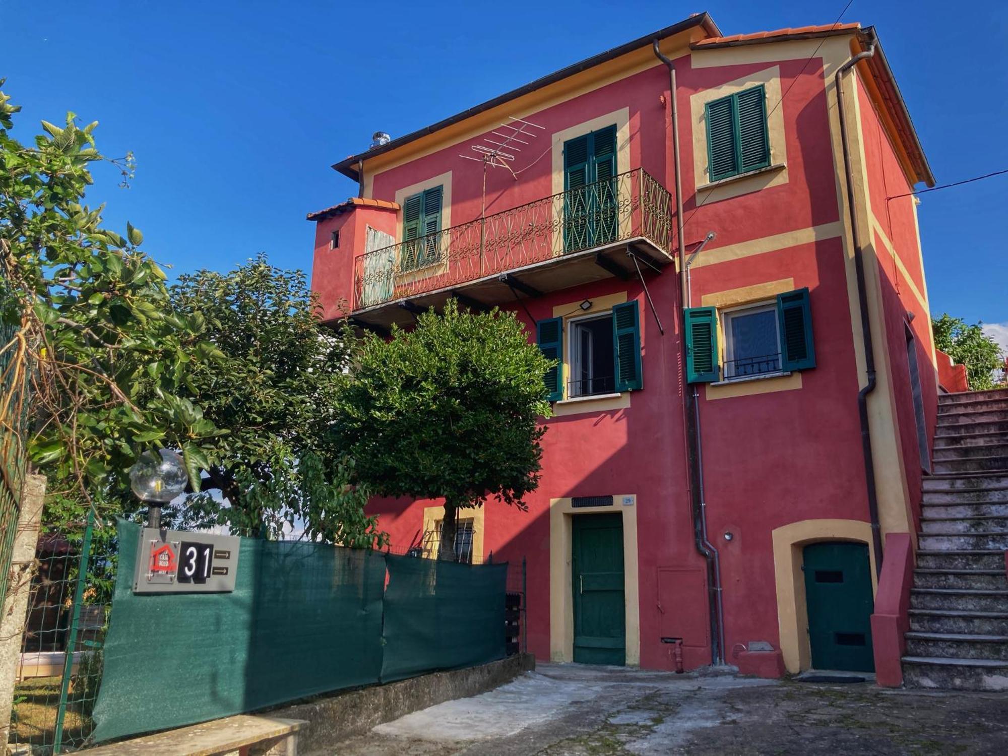 La Casa Rossa Arcola Con Vistaヴィラ エクステリア 写真